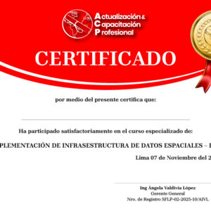 Implementación de Infrasestructura de Datos Espaciales – IDE